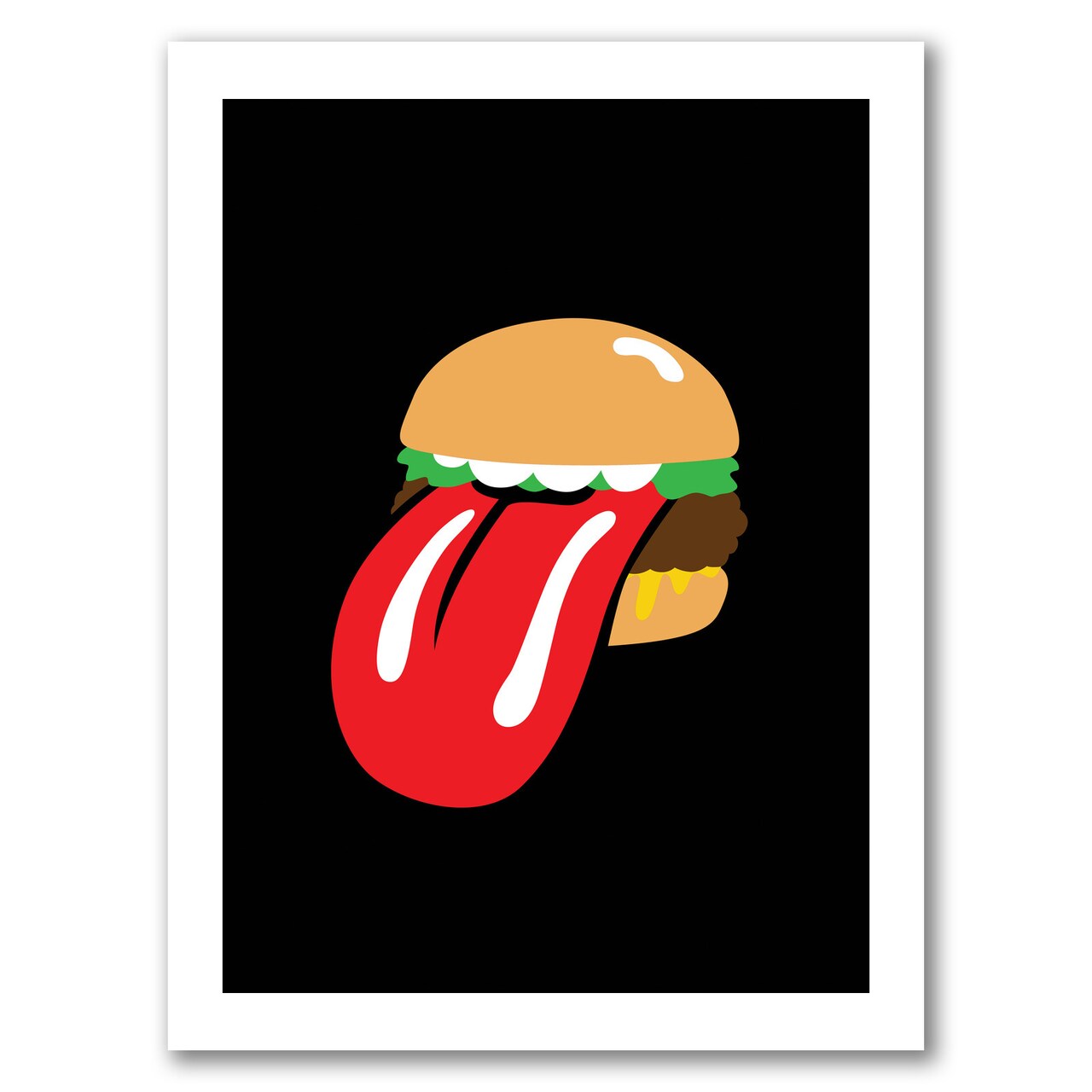 Rolling Burger by Joe Van Wetering Frame  - Americanflat